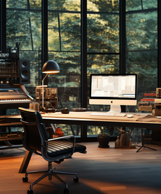 Home office for music production.. Image 01