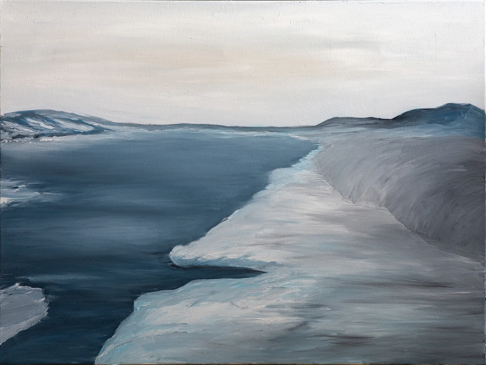 ICE TURNING TO WATER